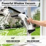 Window Vacuum Squeegee Cordless