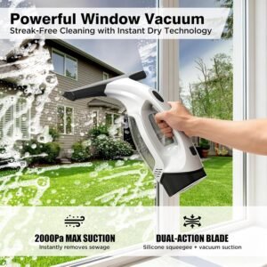 Window Vacuum Squeegee Cordless