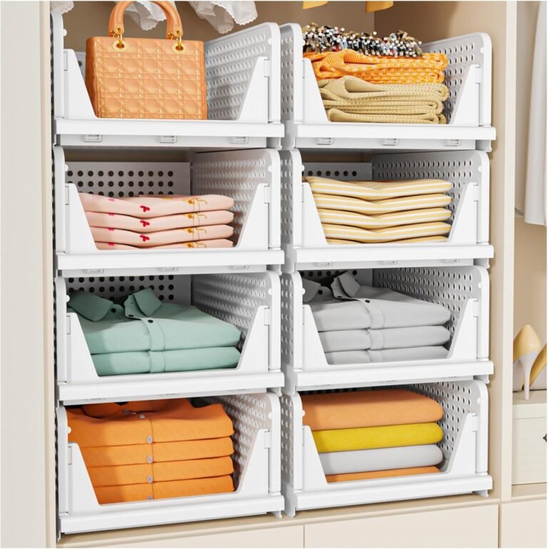 Best Stackable Storage Bins for Home Organization and Small Spaces 5 stackable storage bins