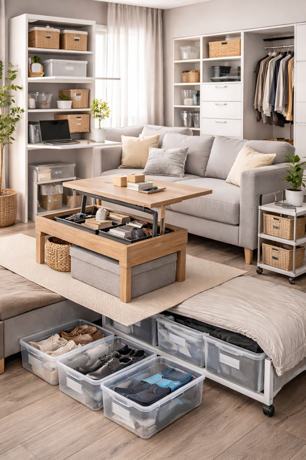 Home 17 small space storage picture categorie Storage Smart Home