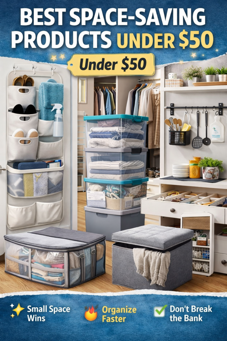 Best Space-Saving Products Under 50$ for a More Organized Home 12 best space-saving products under 50$