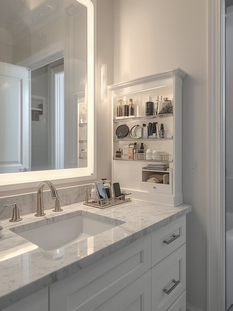 smart bathroom organizers