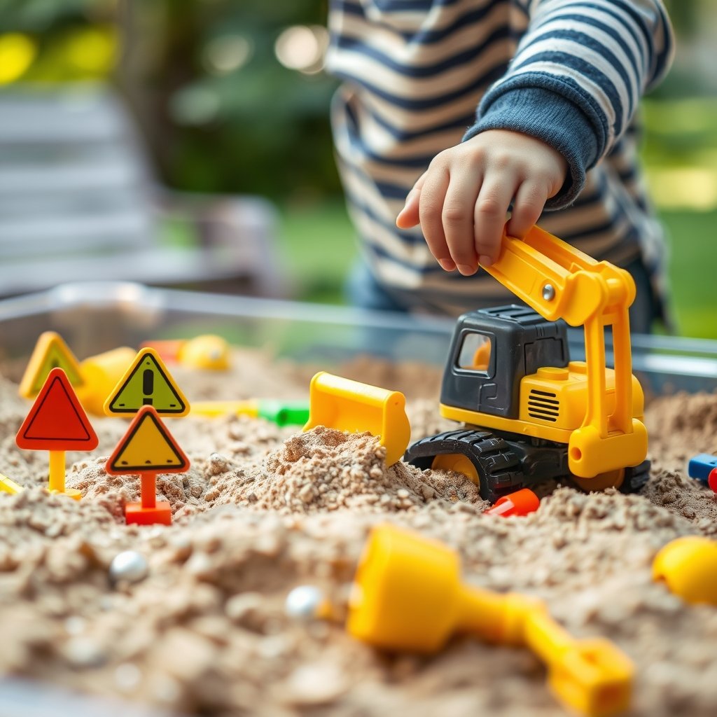 Sensory Bin in action