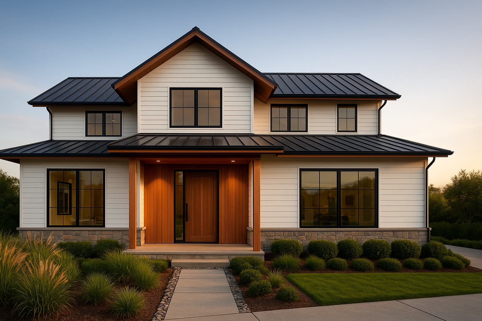 dream house exterior - Illustration 1