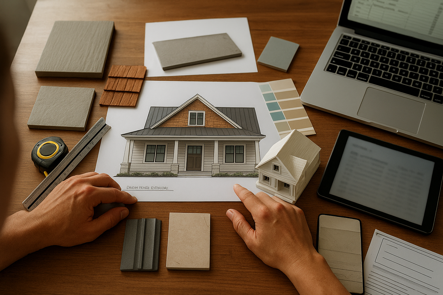 dream house exterior - Illustration 2