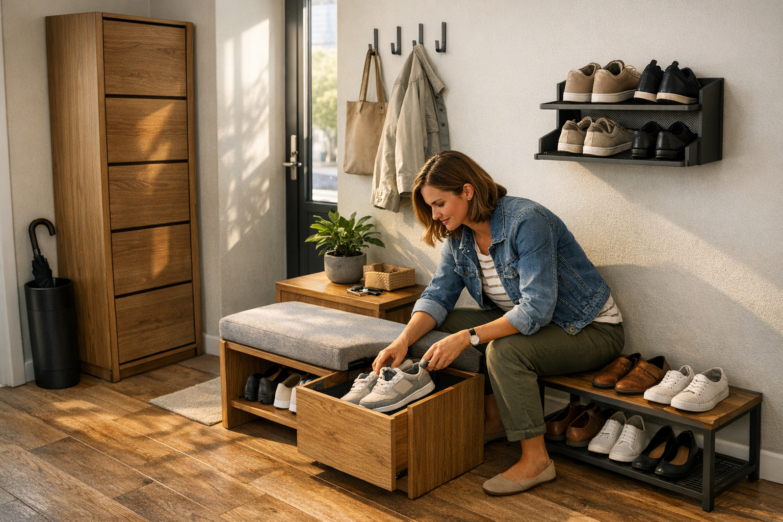 shoe storage - Illustration 1